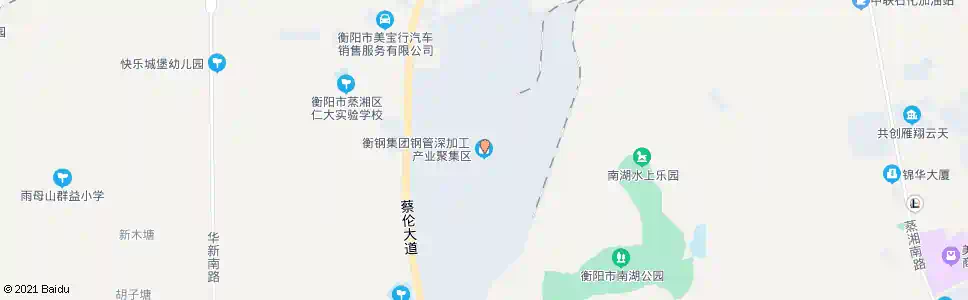 衡阳衡钢深加工区_公交站地图_衡阳公交_妙搜公交查询2024