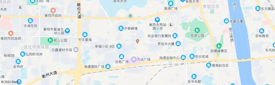 衡阳雁城西路_公交站地图_衡阳公交_妙搜公交查询2024