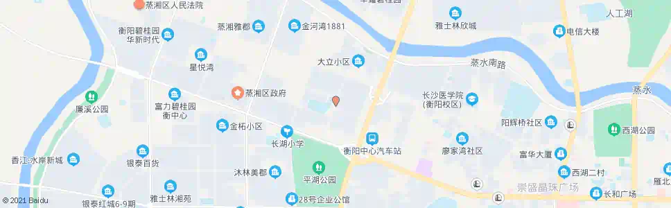 衡阳冠都现代城_公交站地图_衡阳公交_妙搜公交查询2024