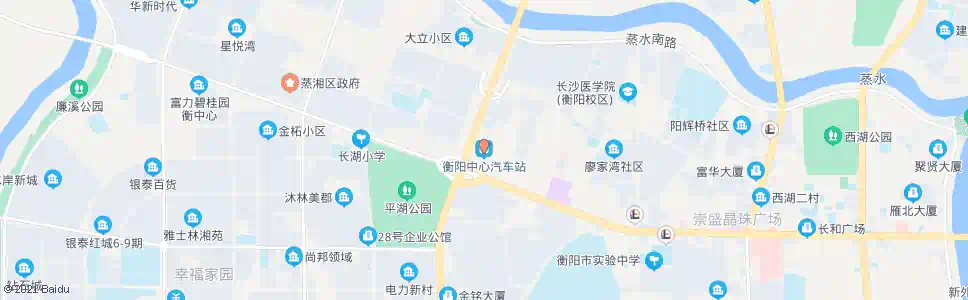 衡阳中心汽车站_公交站地图_衡阳公交_妙搜公交查询2024