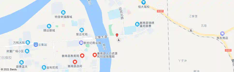 衡阳衡南自来水场_公交站地图_衡阳公交_妙搜公交查询2024