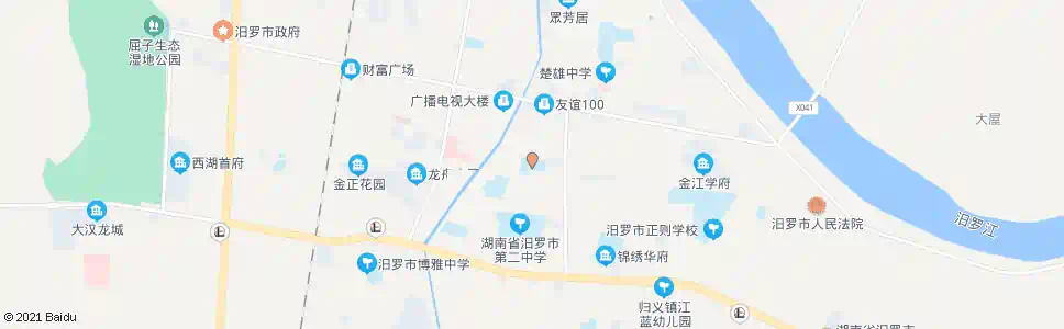 岳阳城郊中学_公交站地图_岳阳公交_妙搜公交查询2024