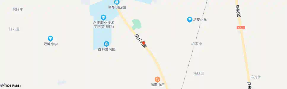 岳阳白鹤公墓_公交站地图_岳阳公交_妙搜公交查询2024