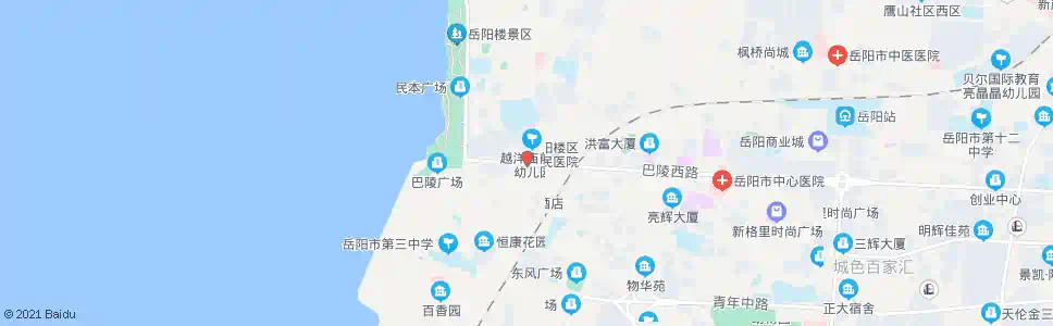 岳阳巴陵桥西(金凤凰艺校)_公交站地图_岳阳公交_妙搜公交查询2024