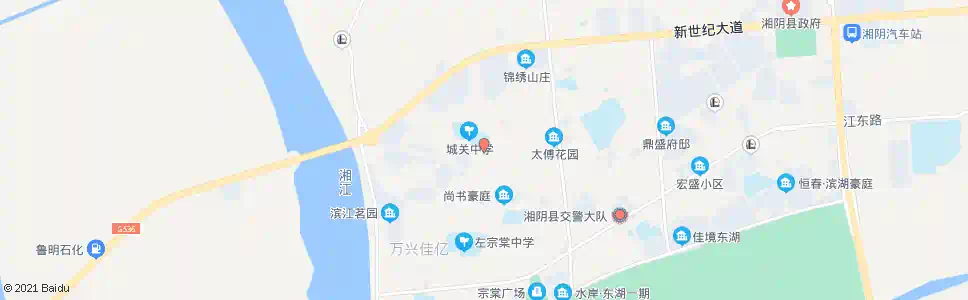 岳阳城关中学_公交站地图_岳阳公交_妙搜公交查询2024