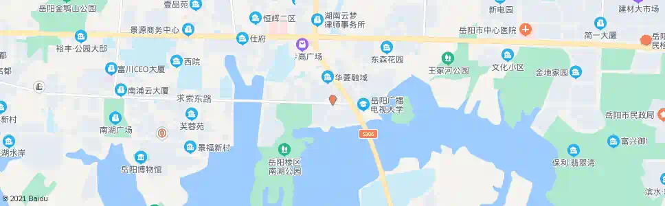 岳阳競才修业学校_公交站地图_岳阳公交_妙搜公交查询2024