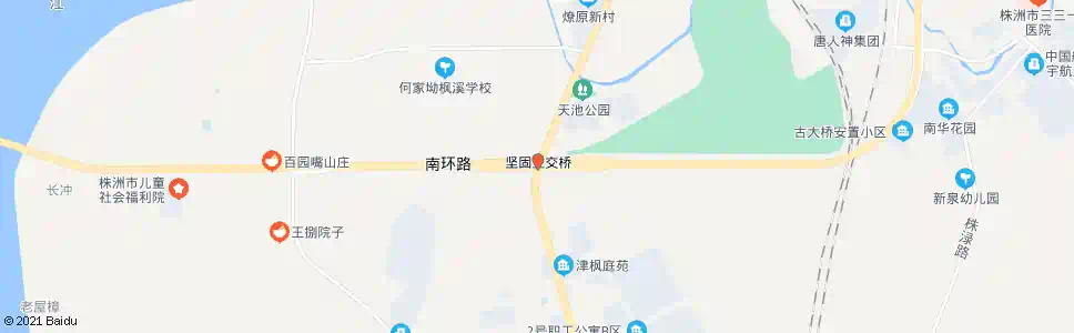 株洲坚固桥_公交站地图_株洲公交_妙搜公交查询2024