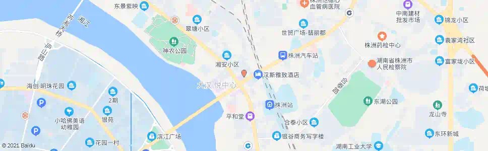 株洲中心广场_公交站地图_株洲公交_妙搜公交查询2024