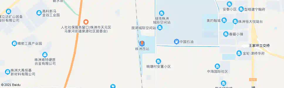 株洲京珠路西_公交站地图_株洲公交_妙搜公交查询2024