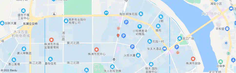 株洲庐山路中_公交站地图_株洲公交_妙搜公交查询2024