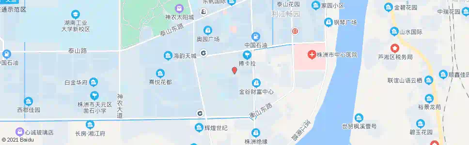 株洲泰山路派出所_公交站地图_株洲公交_妙搜公交查询2024