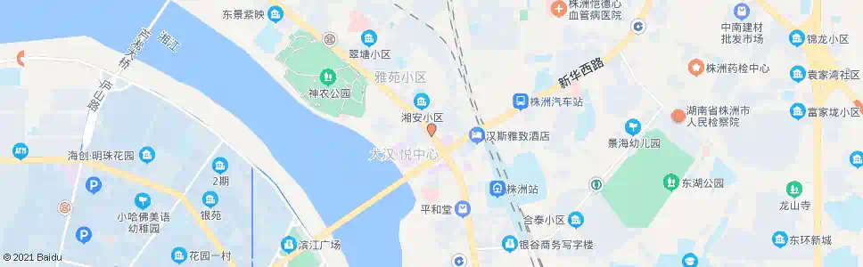 株洲中心广场北口_公交站地图_株洲公交_妙搜公交查询2024