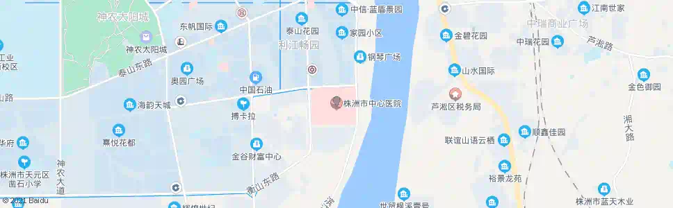 株洲中心医院_公交站地图_株洲公交_妙搜公交查询2024