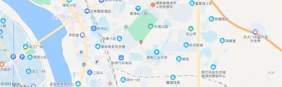 株洲河东工大校门口_公交站地图_株洲公交_妙搜公交查询2024