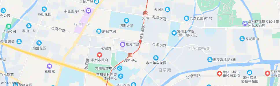 常州晋陵路太湖路_公交站地图_常州公交_妙搜公交查询2024