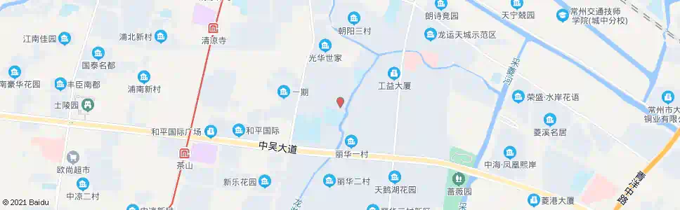 常州清凉东村_公交站地图_常州公交_妙搜公交查询2024