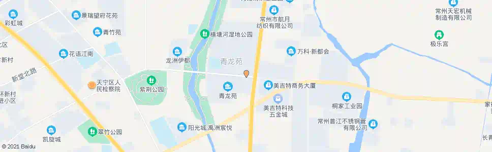 常州青洋路竹林路_公交站地图_常州公交_妙搜公交查询2024