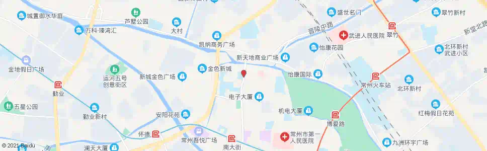 常州健身路_公交站地图_常州公交_妙搜公交查询2024