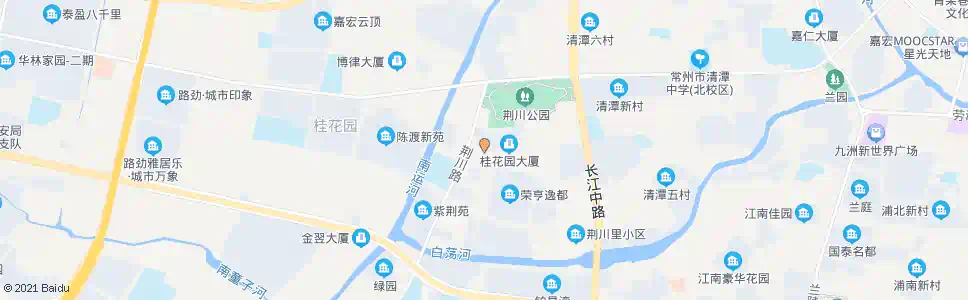 常州荆川东园_公交站地图_常州公交_妙搜公交查询2024