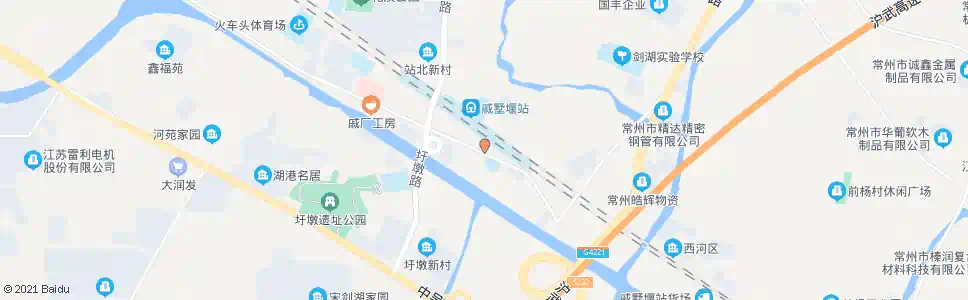 常州戚墅堰区政府_公交站地图_常州公交_妙搜公交查询2024