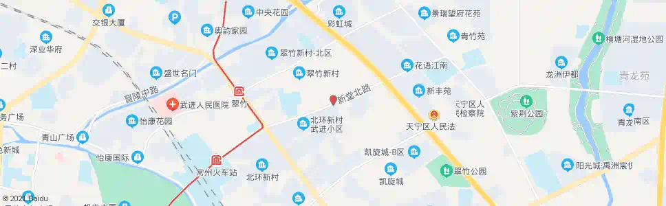 常州翠竹新村南区_公交站地图_常州公交_妙搜公交查询2024