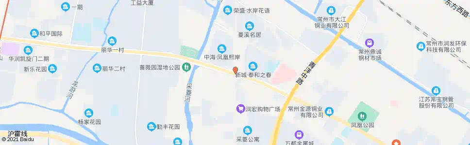 常州中吴大道凤凰路_公交站地图_常州公交_妙搜公交查询2024