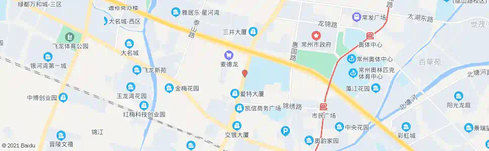 常州民航服务中心(常工院)_公交站地图_常州公交_妙搜公交查询2024