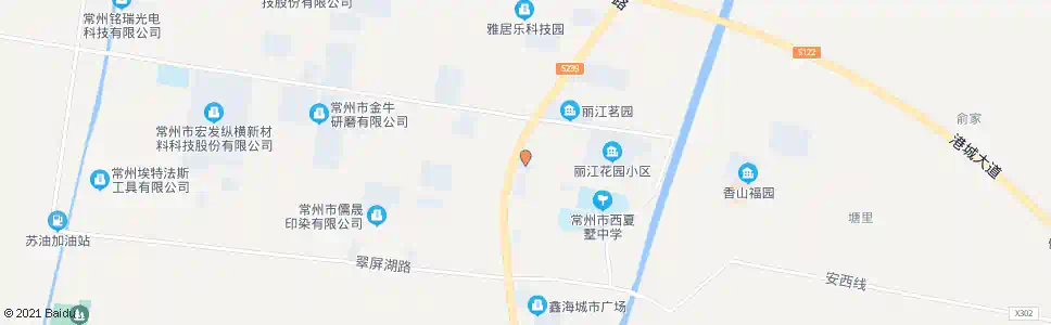 常州西夏墅南站(镇中路翠屏湖路北)_公交站地图_常州公交_妙搜公交查询2024