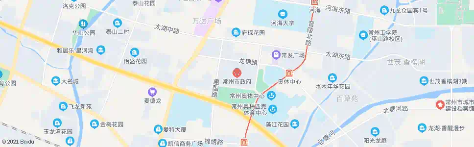 常州市政府_公交站地图_常州公交_妙搜公交查询2024