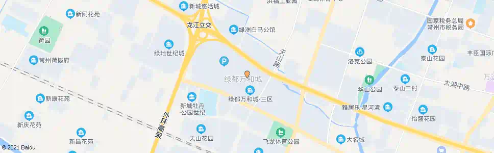 常州绿都万和城五区_公交站地图_常州公交_妙搜公交查询2024