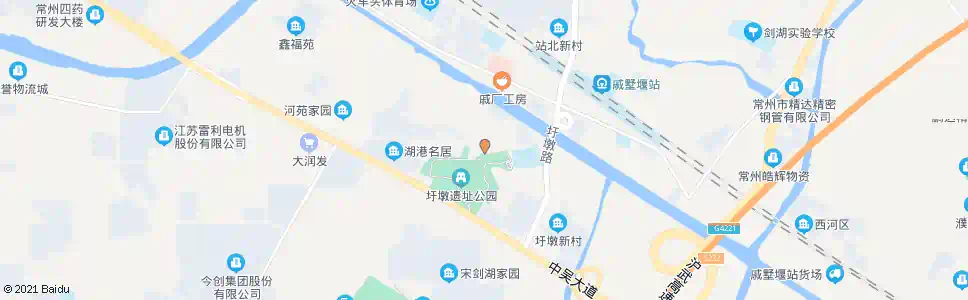 常州圩墩公园_公交站地图_常州公交_妙搜公交查询2024