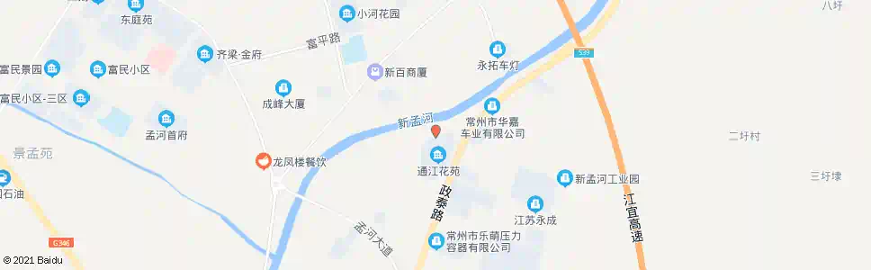 常州通江花苑_公交站地图_常州公交_妙搜公交查询2024