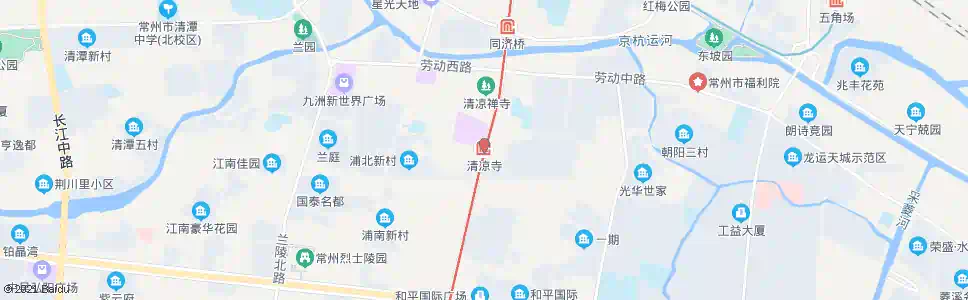 常州清凉寺_公交站地图_常州公交_妙搜公交查询2024