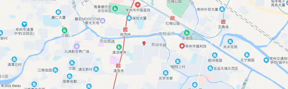 常州同济桥东_公交站地图_常州公交_妙搜公交查询2024