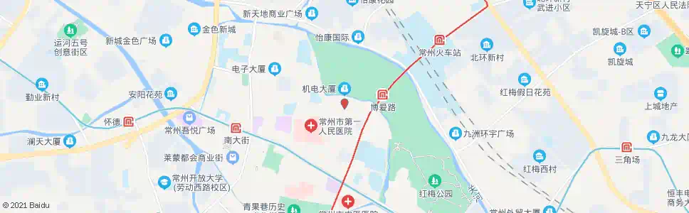 常州鹤园路局前街_公交站地图_常州公交_妙搜公交查询2024