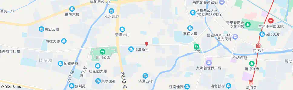 常州清潭东_公交站地图_常州公交_妙搜公交查询2024