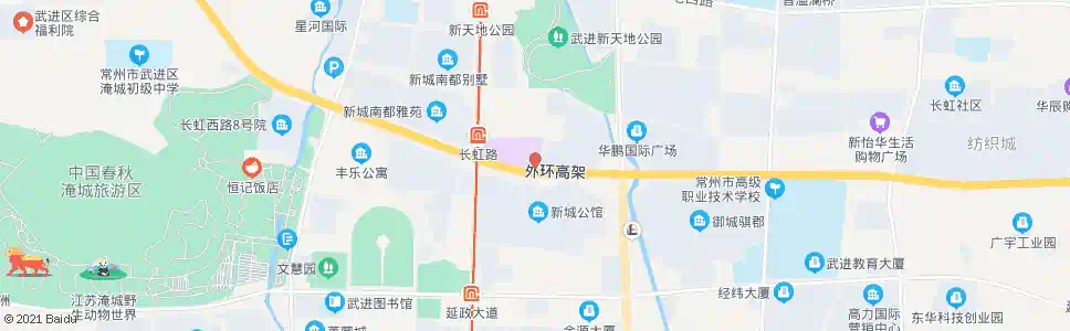 常州长虹路梅园路(大润发湖塘店)_公交站地图_常州公交_妙搜公交查询2024