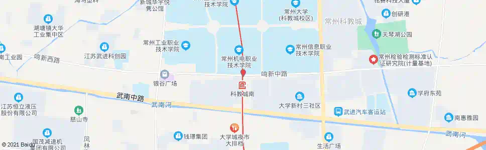 常州机电学院_公交站地图_常州公交_妙搜公交查询2024