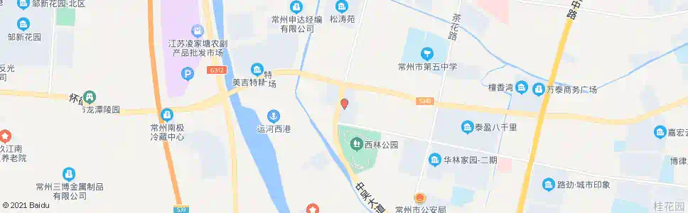 常州西林公园公交枢纽_公交站地图_常州公交_妙搜公交查询2024