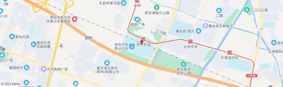 常州周桥北_公交站地图_常州公交_妙搜公交查询2024