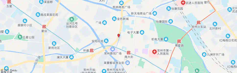 常州江南商场公交站_公交站地图_常州公交_妙搜公交查询2024