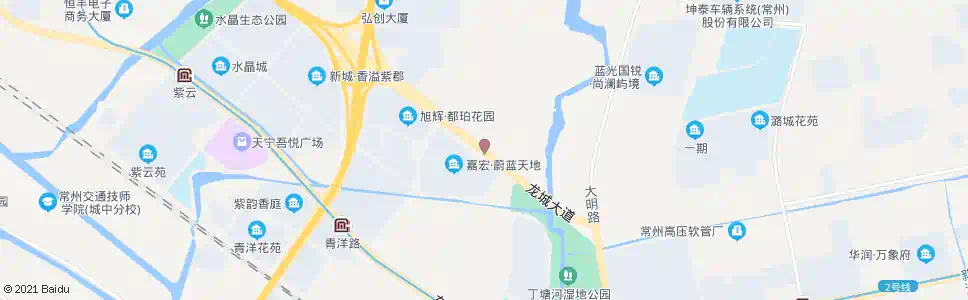 常州潞横路龙城大道_公交站地图_常州公交_妙搜公交查询2024