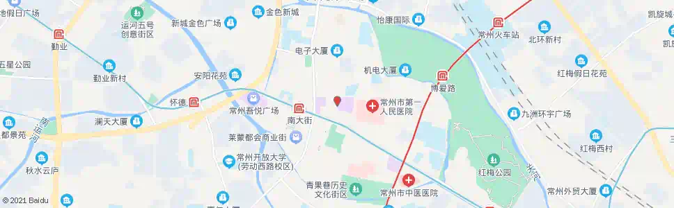 常州小河沿_公交站地图_常州公交_妙搜公交查询2024