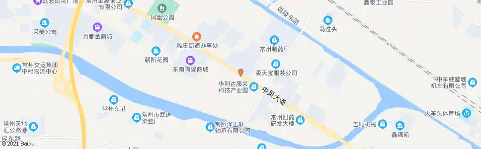 常州小松铸造_公交站地图_常州公交_妙搜公交查询2024