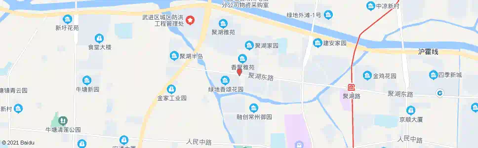 常州长沟路聚湖路_公交站地图_常州公交_妙搜公交查询2024