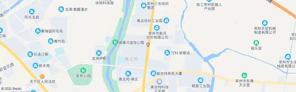 常州青洋路新堂路_公交站地图_常州公交_妙搜公交查询2024