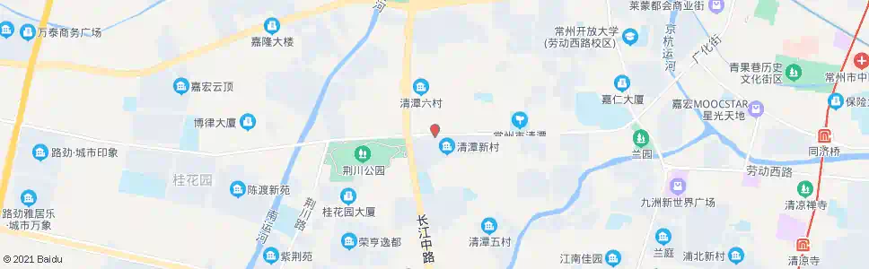 常州清潭新村(激光医院)_公交站地图_常州公交_妙搜公交查询2024