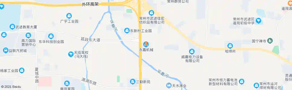 常州青洋路延政大道(永盾机械)_公交站地图_常州公交_妙搜公交查询2024