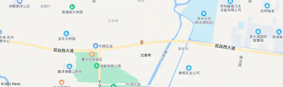 常州沈叶村_公交站地图_常州公交_妙搜公交查询2024