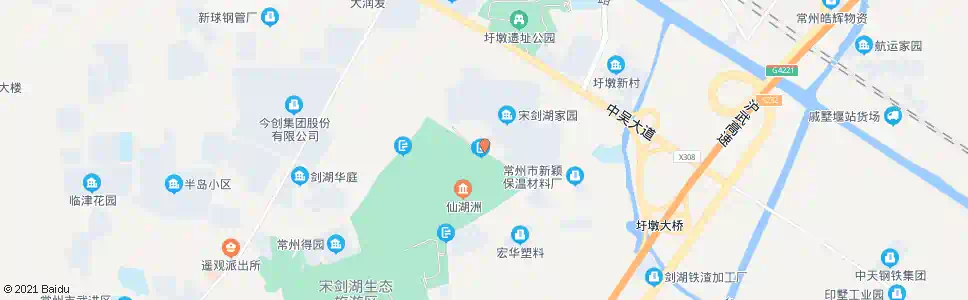 常州宋剑湖家园_公交站地图_常州公交_妙搜公交查询2024